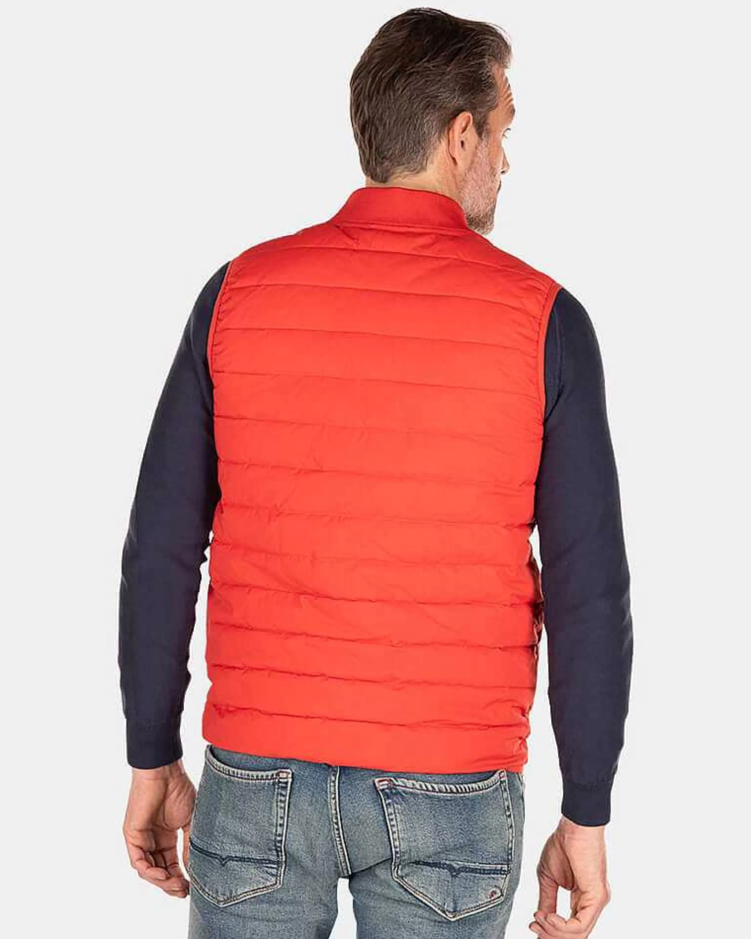 NZA New Zealand Auckland Jassen | Effen Bodywarmer-Jacket Red