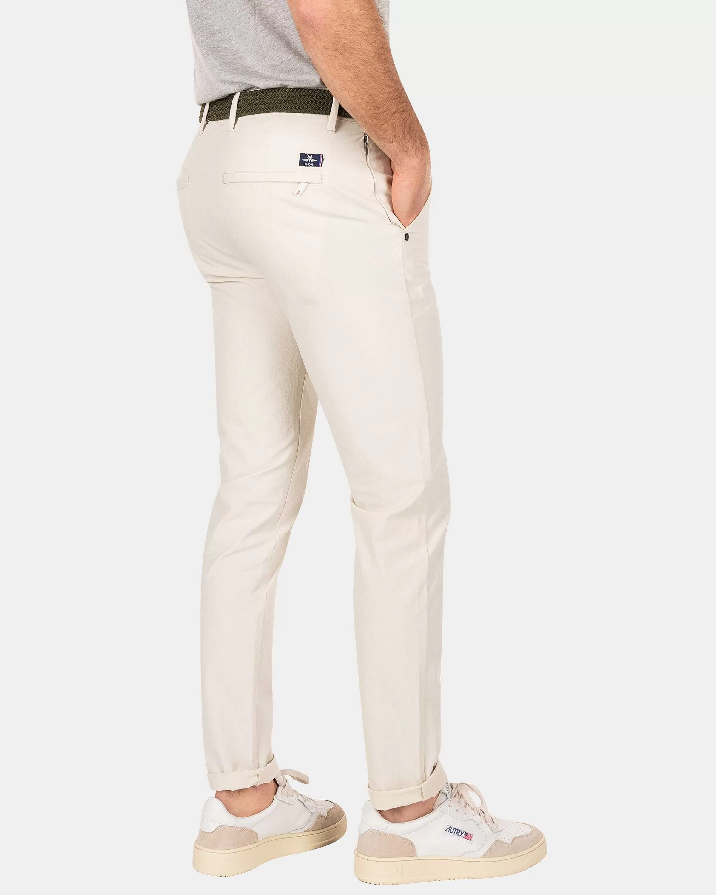 NZA New Zealand Auckland Broeken | Effen Chino Met Stretch-Cream