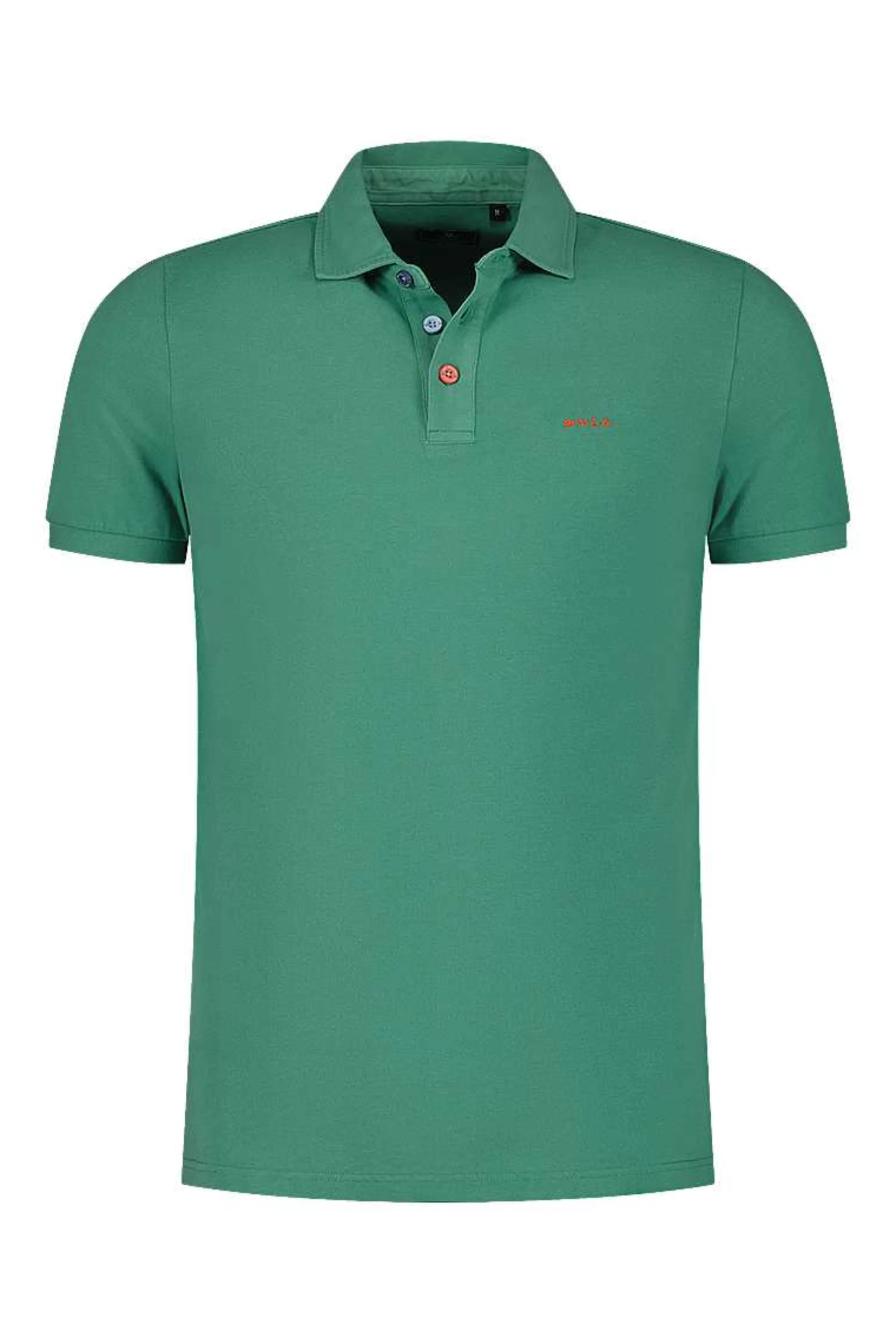 NZA New Zealand Auckland Polo-Shirts | Effen Polo Van Katoen-Amazon Green