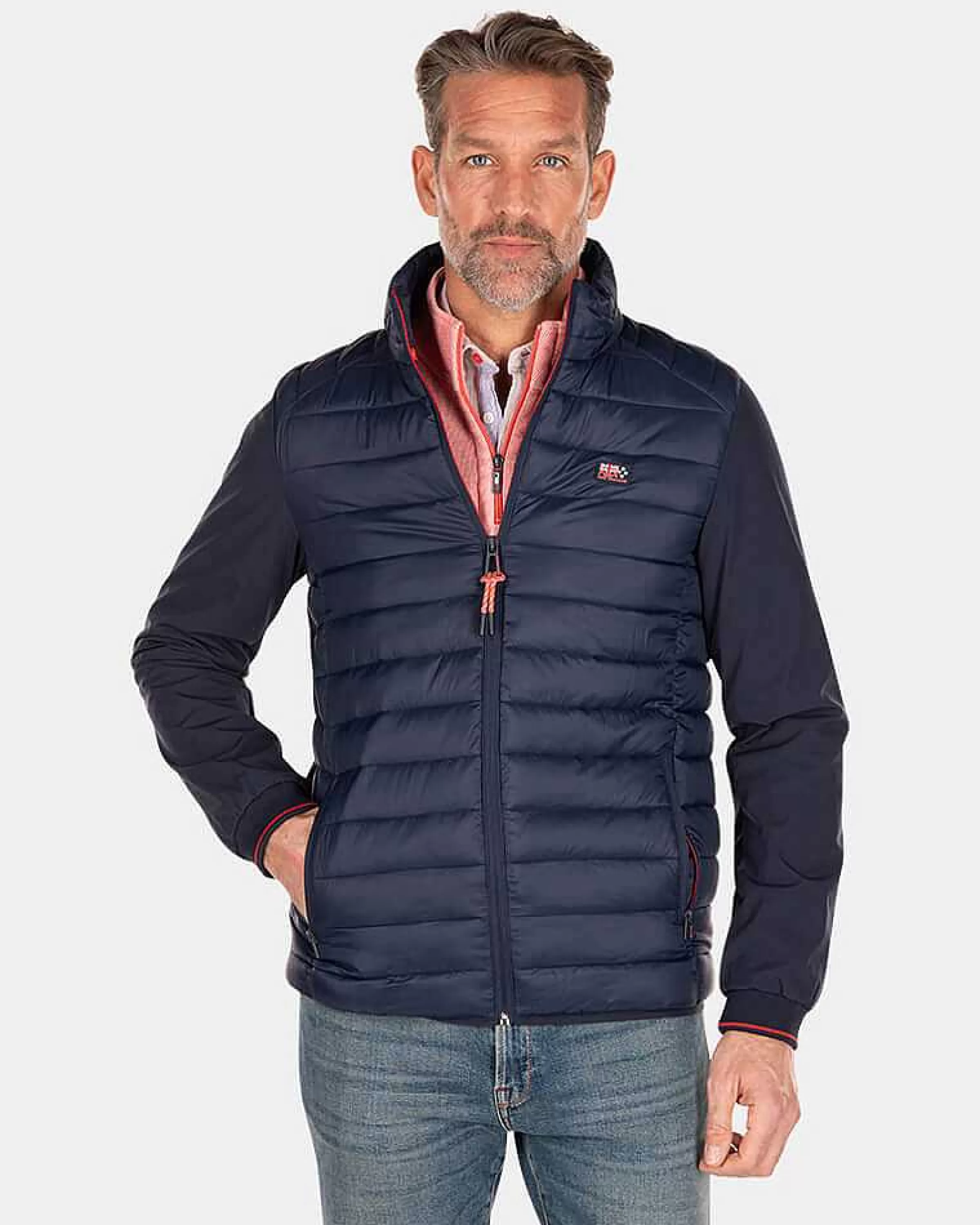 NZA New Zealand Auckland Jassen | Gewatteerde Jas Met Softshell-Traditional Navy