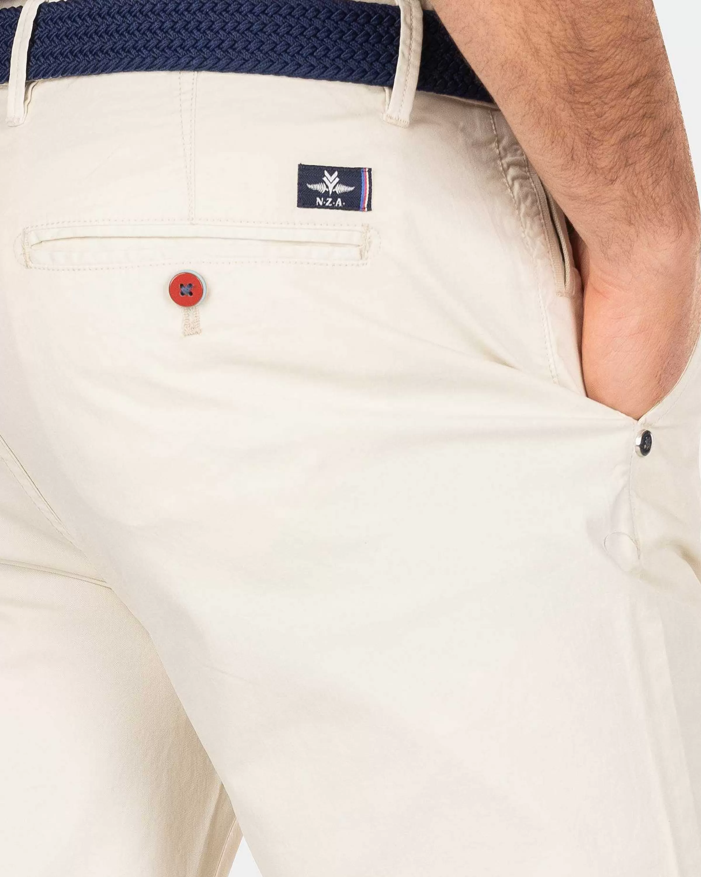 NZA New Zealand Auckland Broeken | Katoenen Chino Met Stretch-Cream