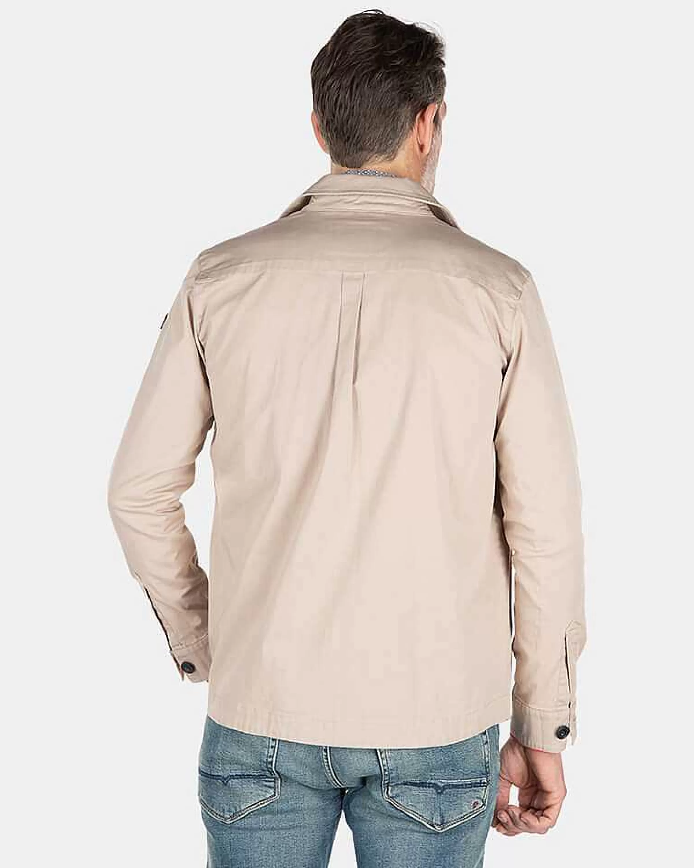 NZA New Zealand Auckland Jassen | Katoenen Overshirt-Shimmering Sand