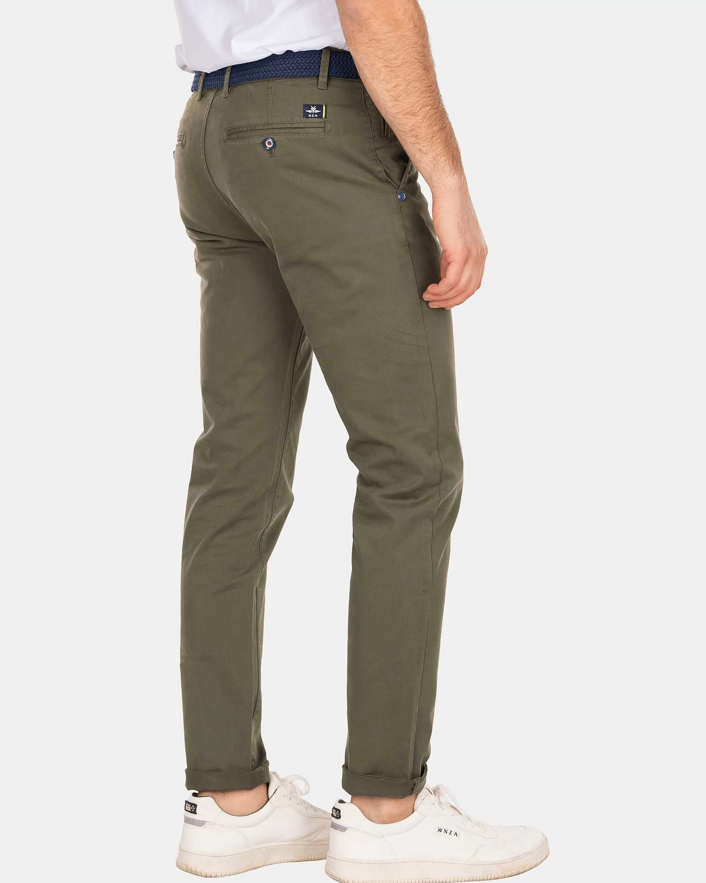 NZA New Zealand Auckland Broeken | Napier Twill Stretch-Army Groen