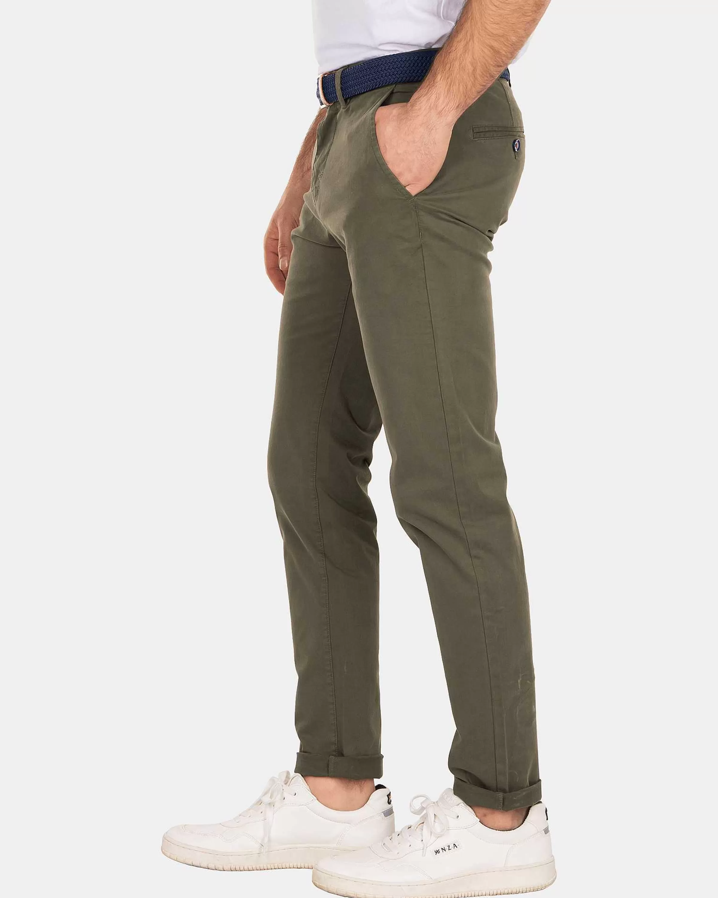 NZA New Zealand Auckland Broeken | Napier Twill Stretch-Army Groen