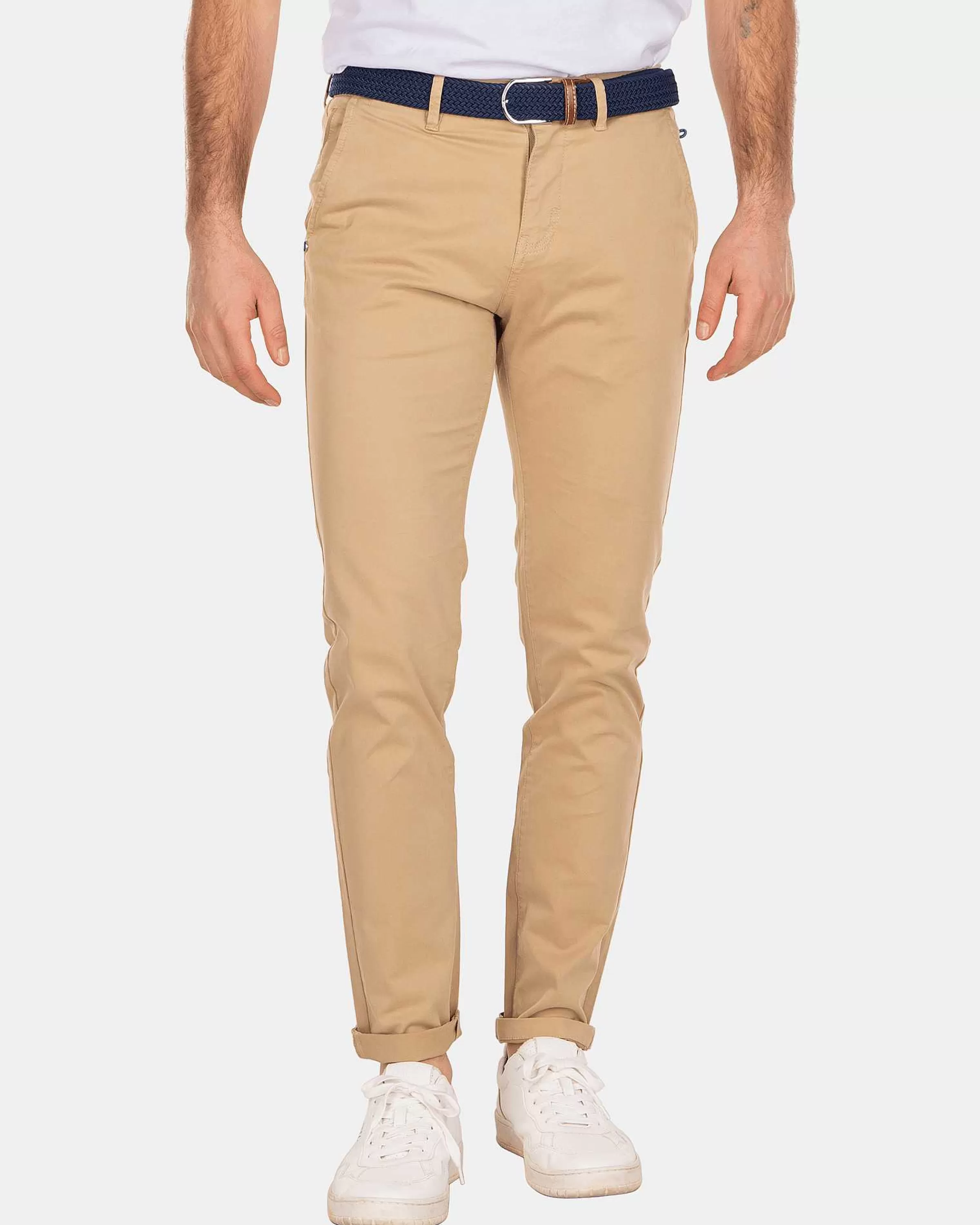 NZA New Zealand Auckland Broeken | Napier Twill Stretch-Light Kaki Bruin