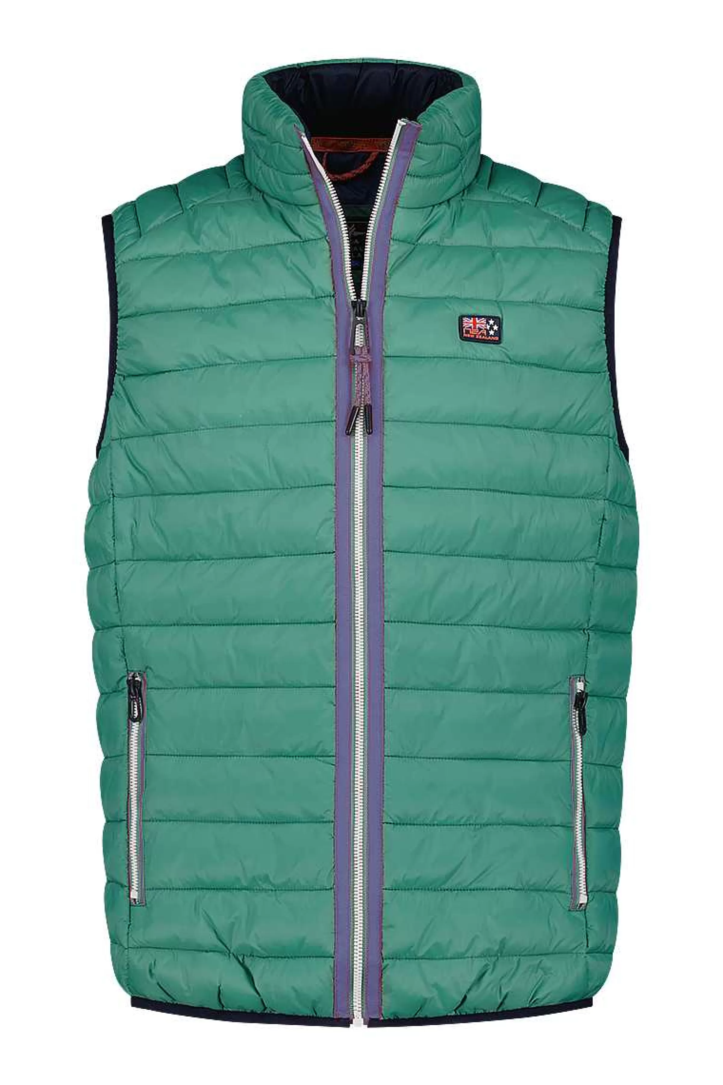 NZA New Zealand Auckland Jassen | Nylon Bodywarmer-Amazon Green