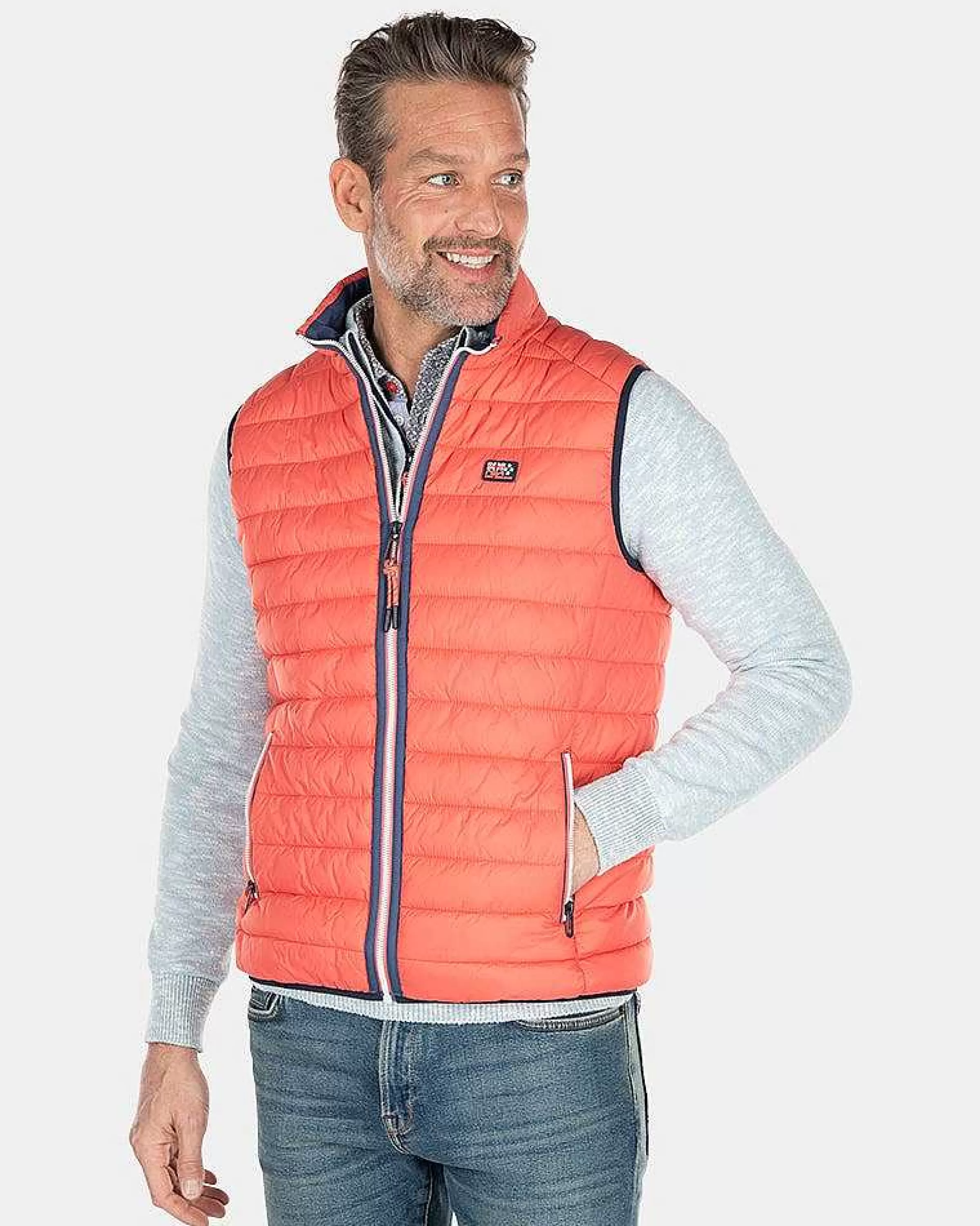 NZA New Zealand Auckland Jassen | Nylon Bodywarmer-Golden Orange