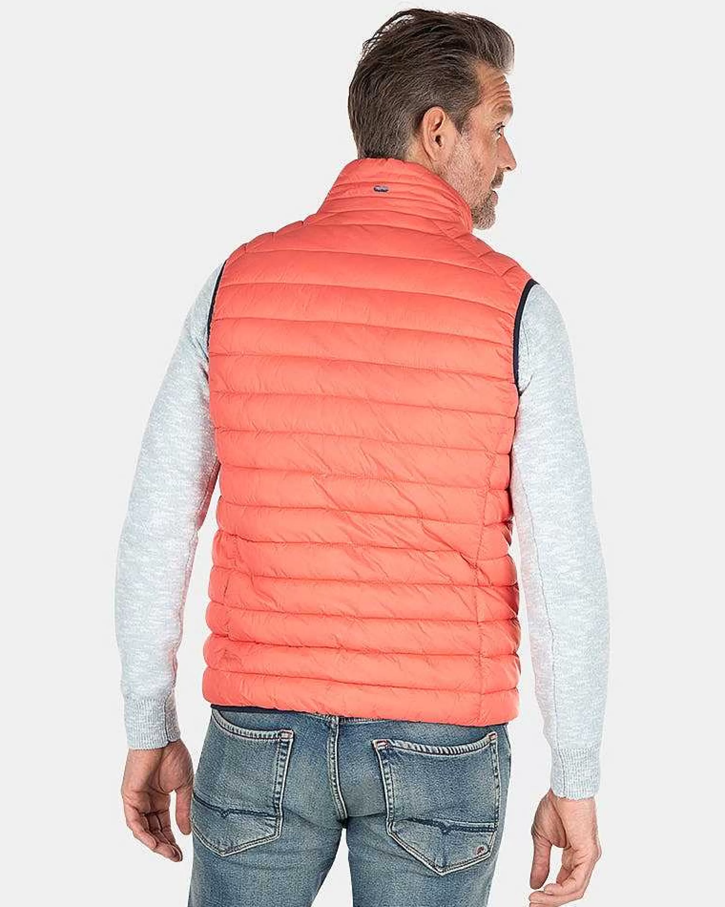 NZA New Zealand Auckland Jassen | Nylon Bodywarmer-Golden Orange