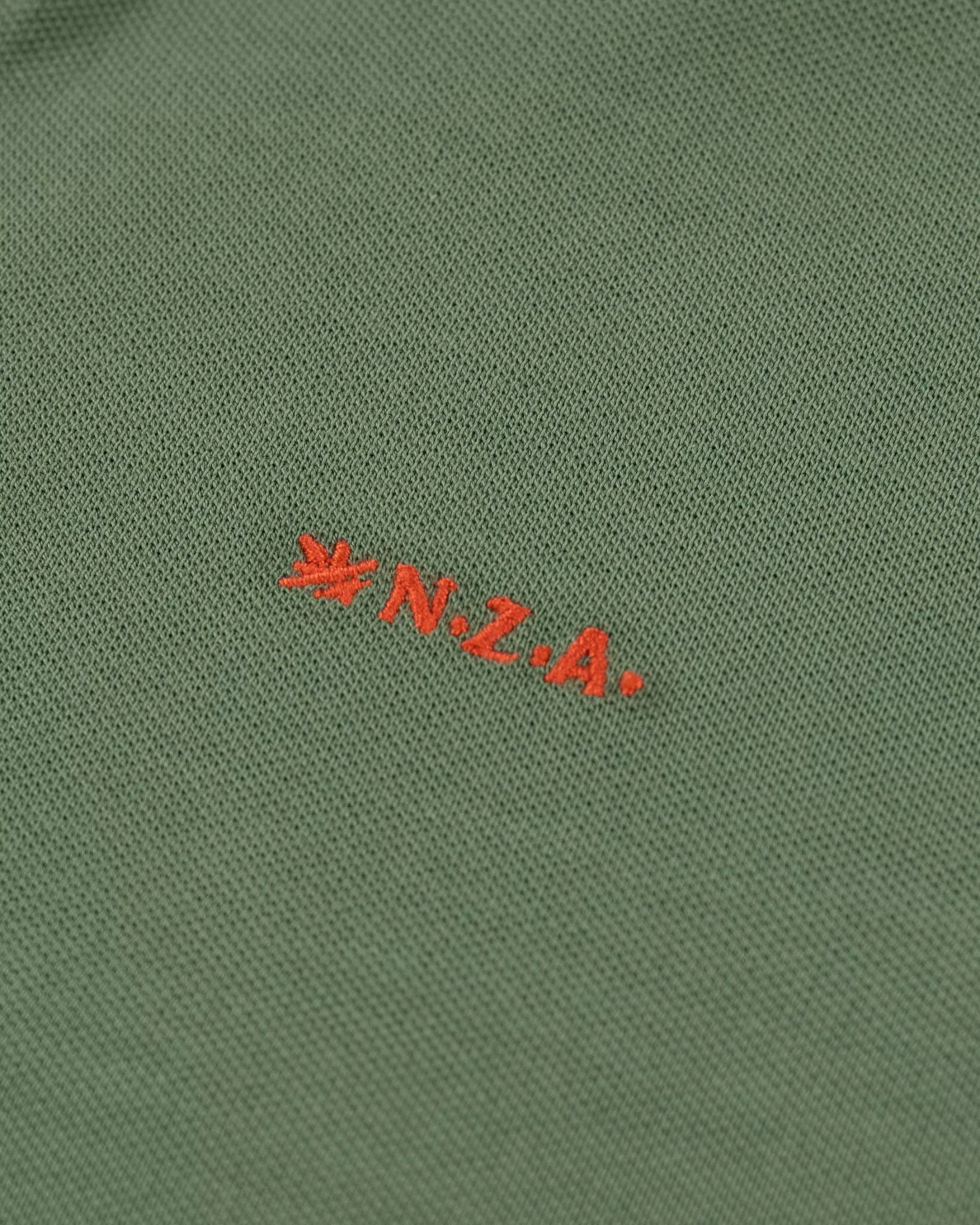 NZA New Zealand Auckland Polo-Shirts | Nza Heritage Polo Shirt-Active Army
