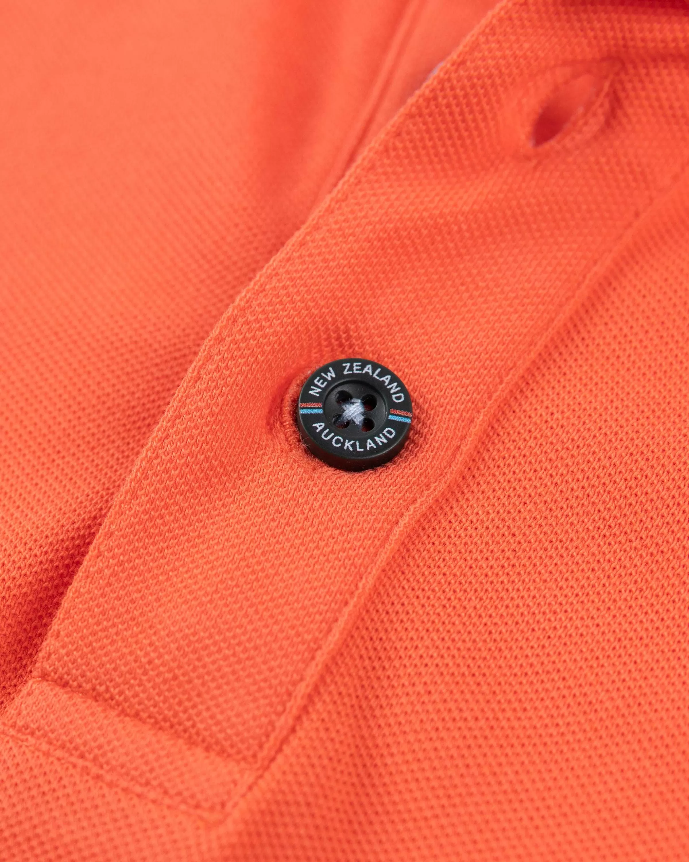 NZA New Zealand Auckland Polo-Shirts | Nza Heritage Polo Shirt-Burned Orange