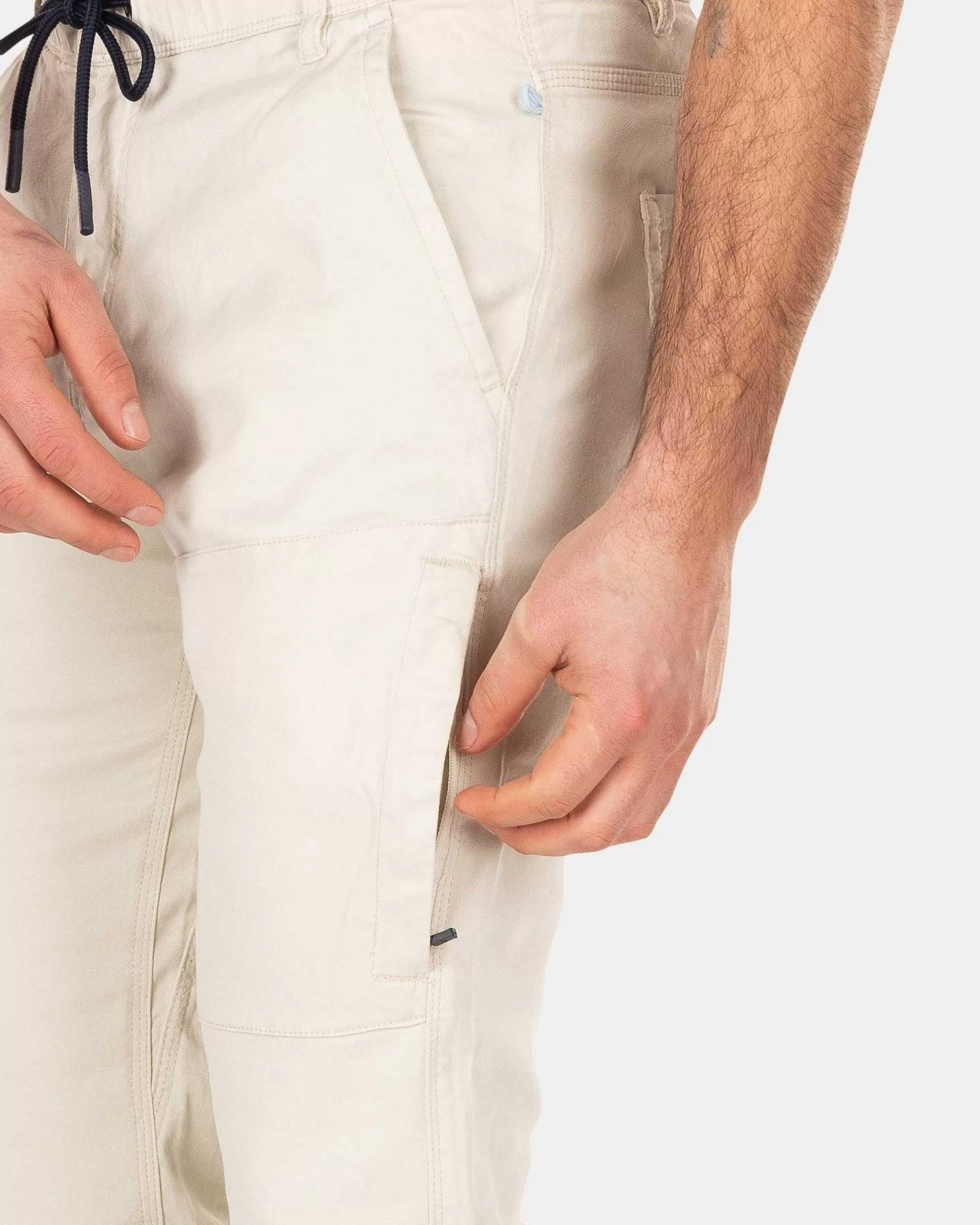 NZA New Zealand Auckland Broeken | Sportieve Effen Chino-Cream