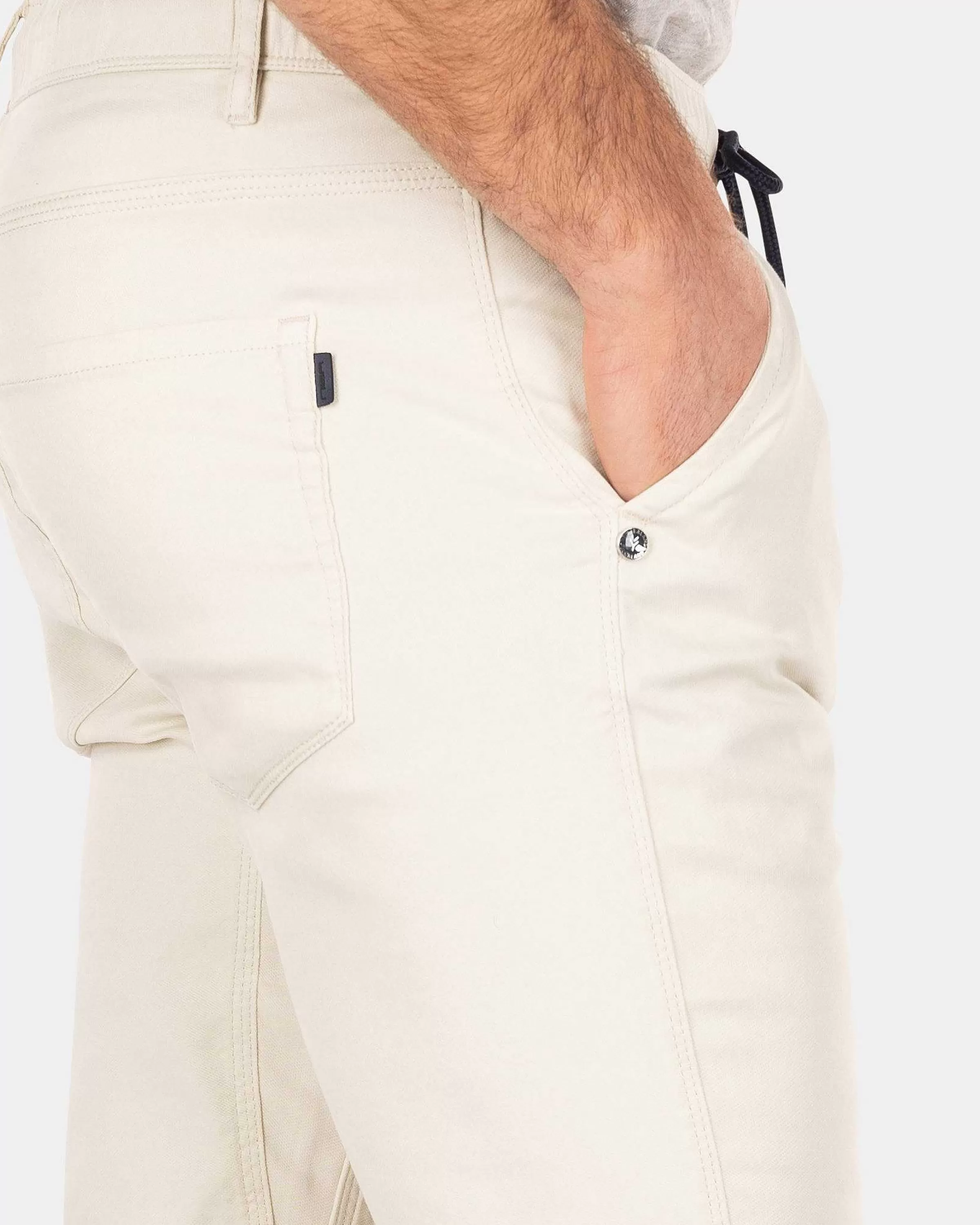 NZA New Zealand Auckland Broeken | Sportieve Effen Chino-Cream