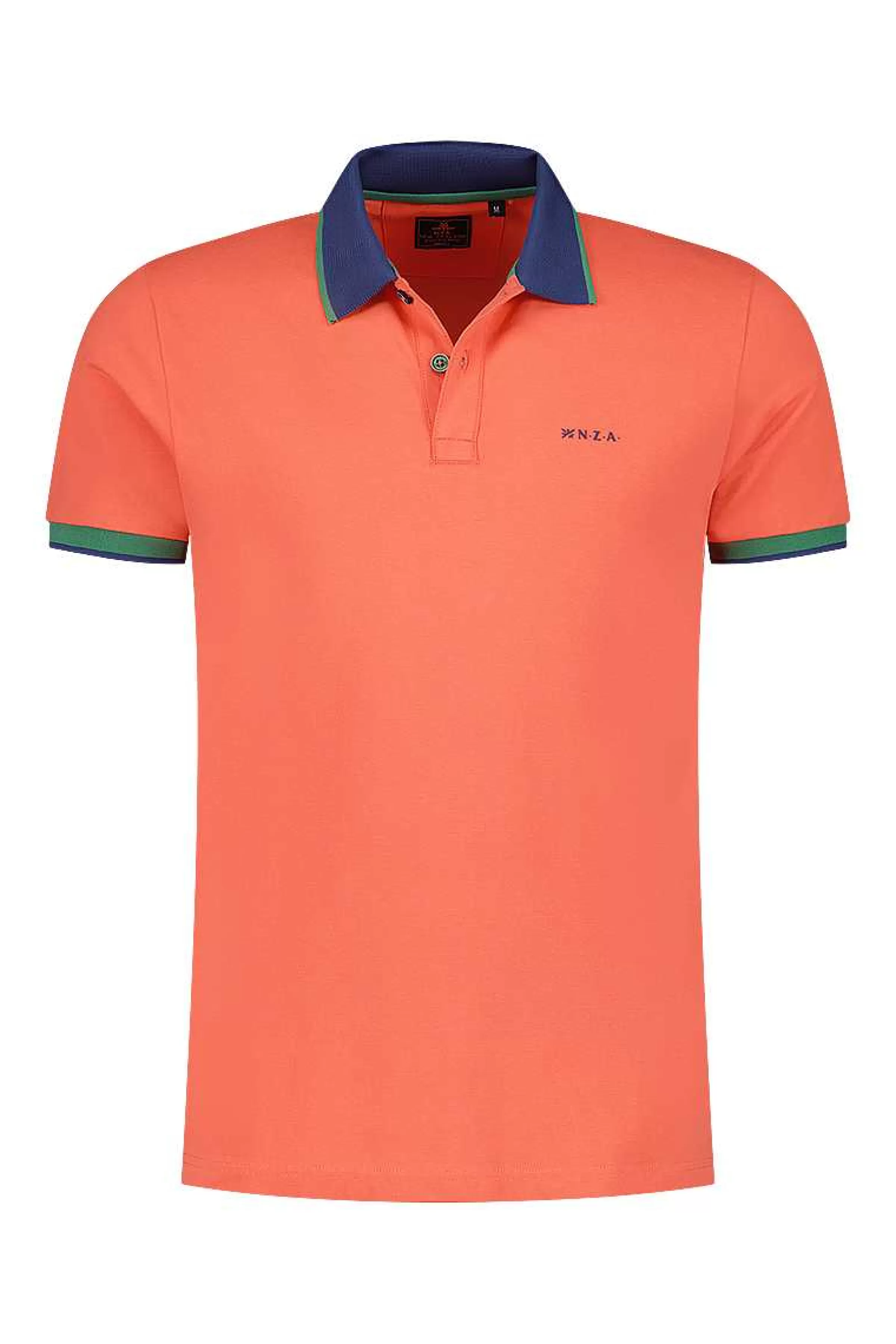 NZA New Zealand Auckland Polo-Shirts | Sportieve Effen Polo-Golden Orange